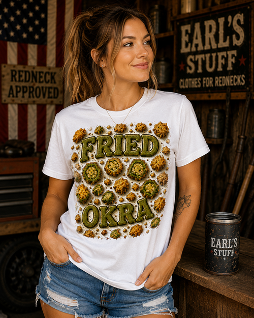 Okra | Heavyweight Unisex Crewneck T-shirt | Gildan® 5000